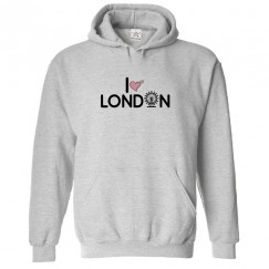 I Love London Unisex Classic Kids and Adults Pullover Hoodie For London Fans